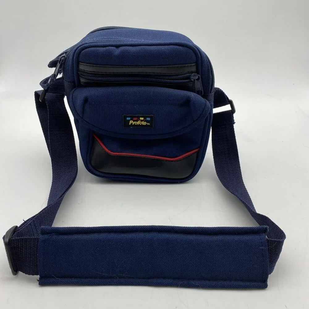 Profoto Camera Bag Blue Padded Shoulder Case DSLR Mirrorless Compact Pockets